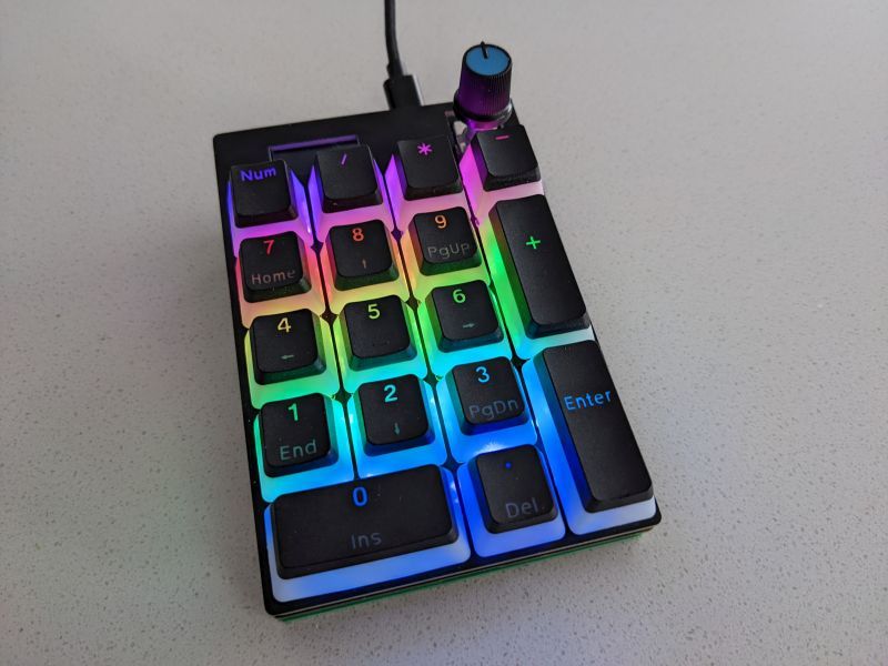 ポスターフレーム Pomya USB Mechanical Numpad, 18 Keys Linear Action Switch Mini  Numeric Keyb