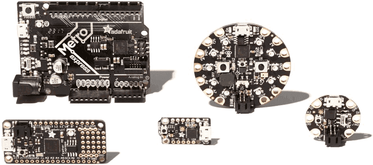 Image of various microcontrollers